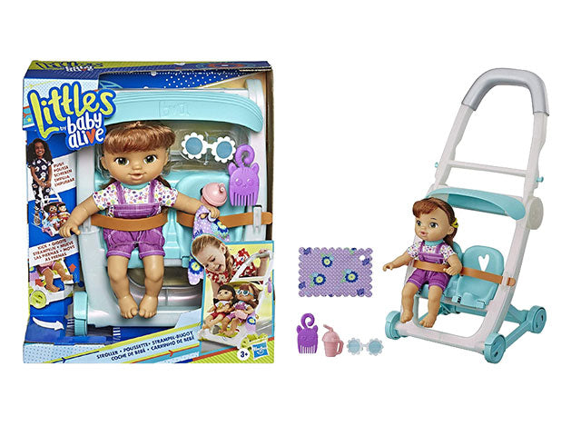 baby alive littles c/passeggino e6703