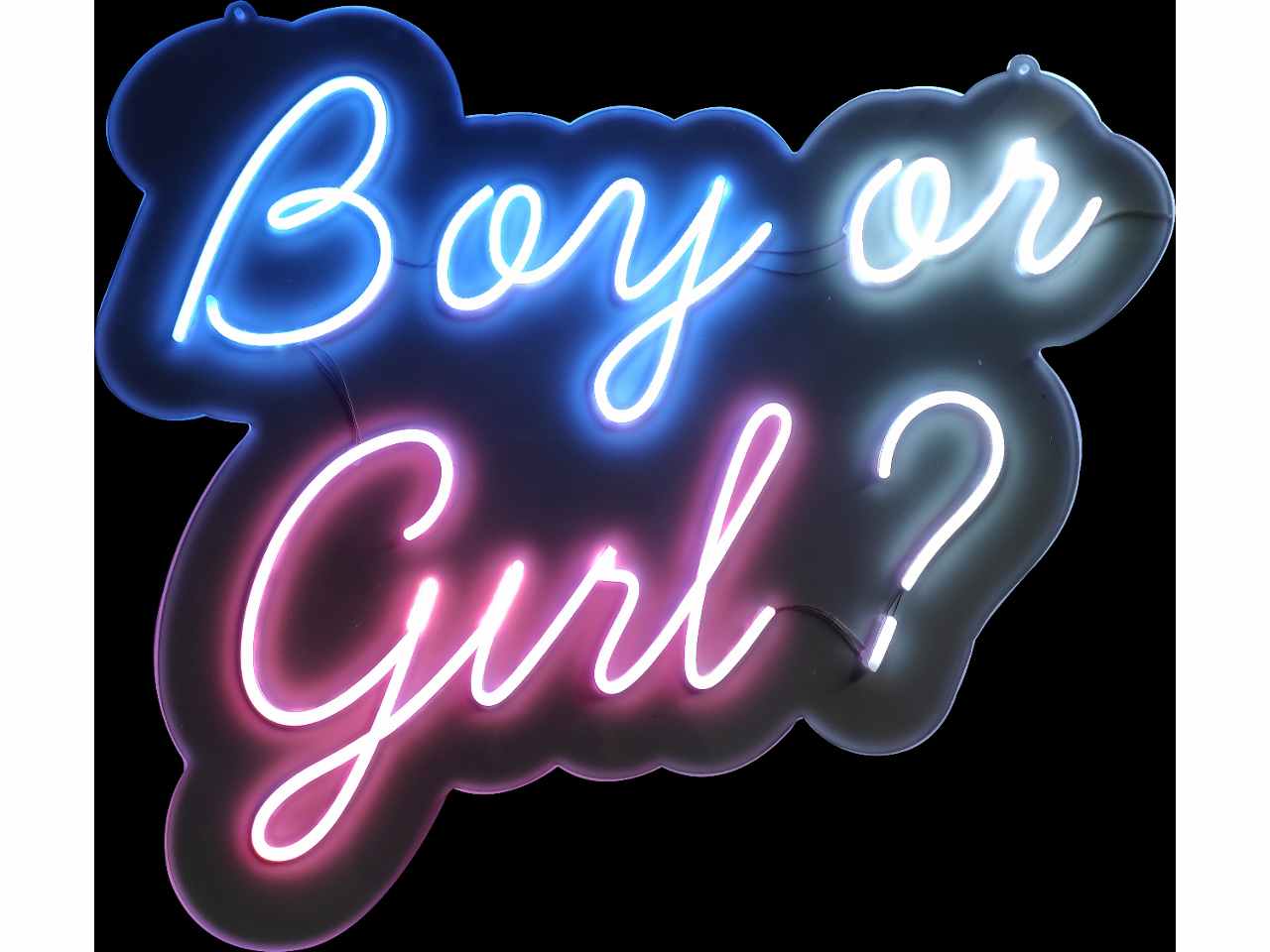 Strip led boy or girl 80x40cm 2395