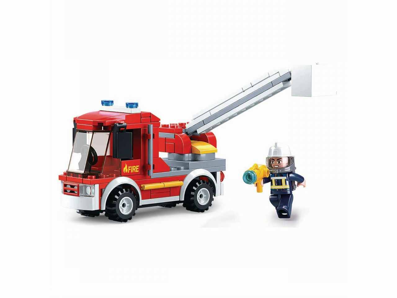 Camion dei pompieri 23,7x14x4,5cm m38-b0632
