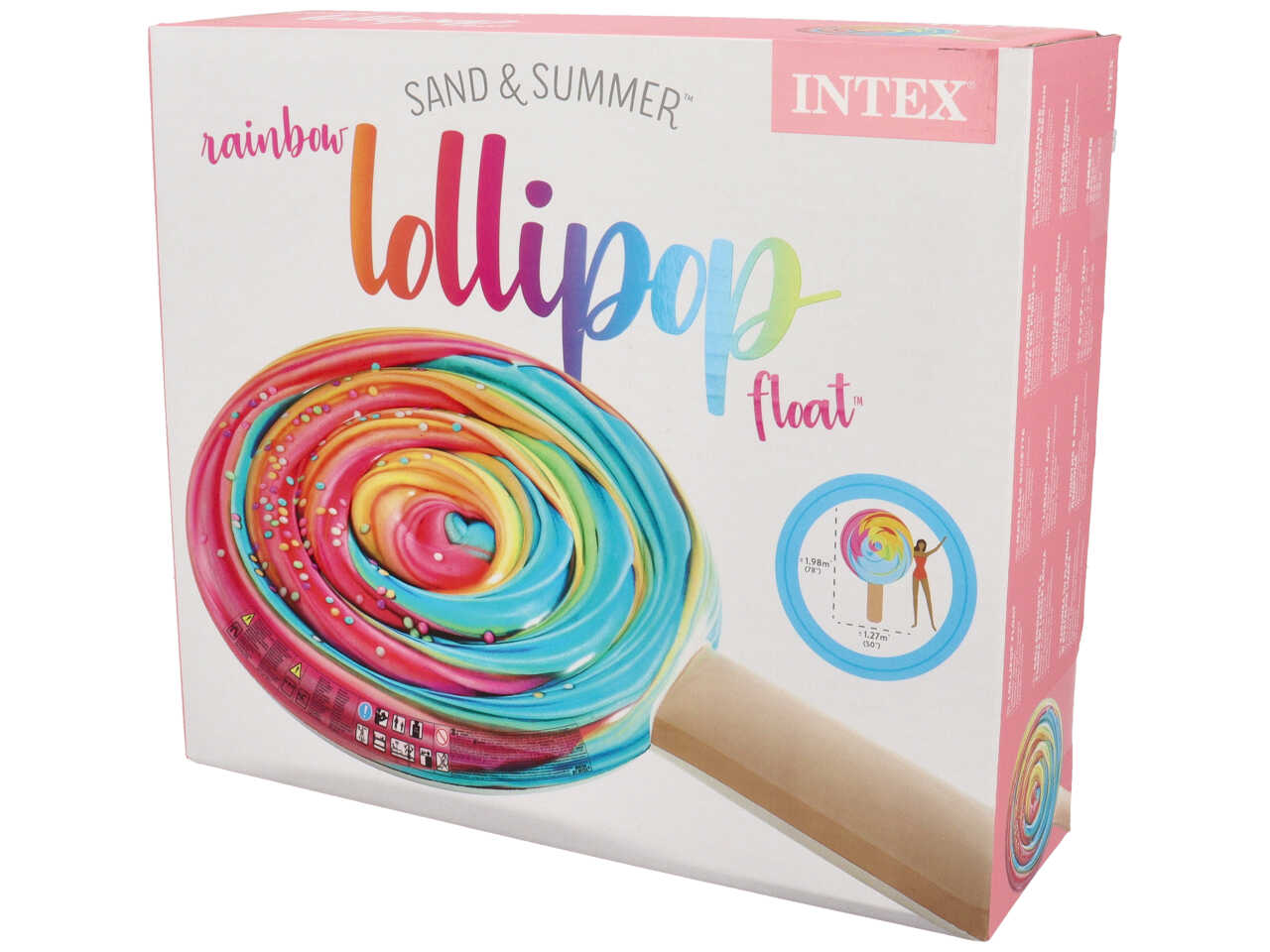Materassino lollipop rainbow 208x135cm
