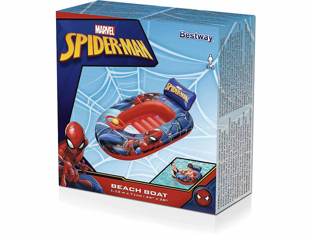 Spiderman canottino 112x71cm c/oblo