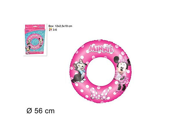 Salvagente gonfiabile minnie 56cm