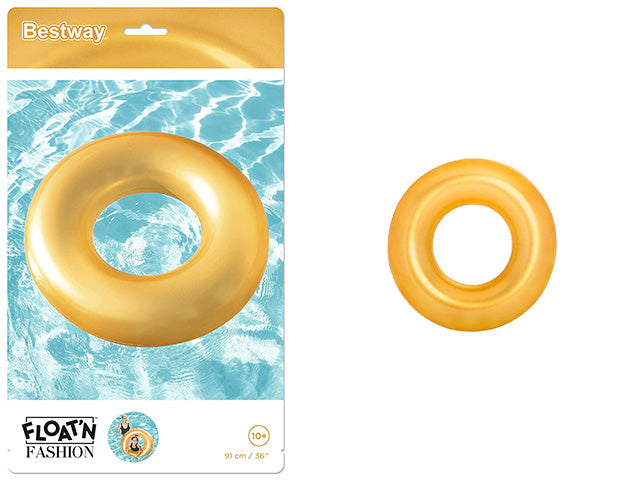 salvagente gonfiabile fashion oro 91cm