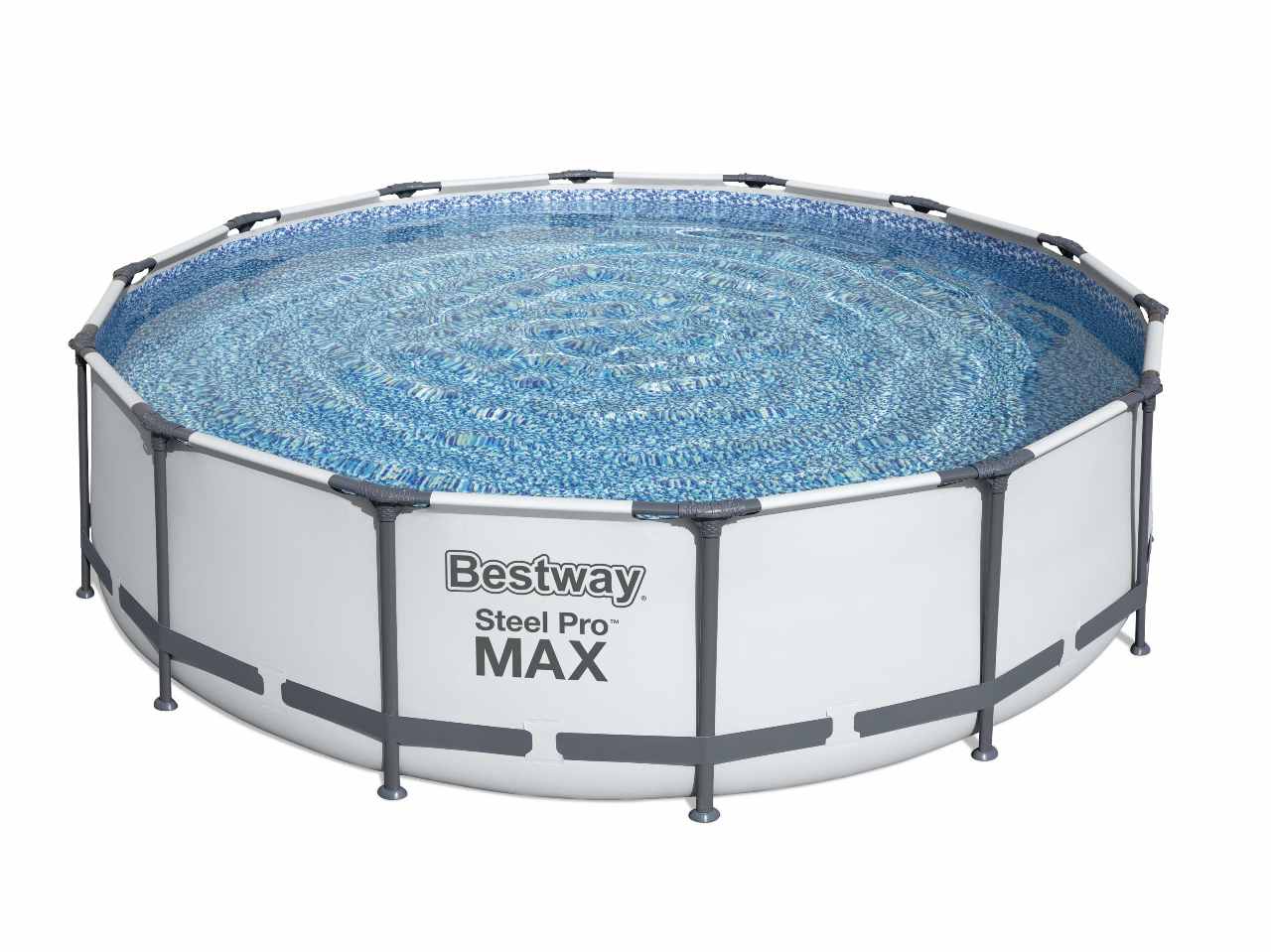 Piscina steel pro max 427x107cm 13030lt pompa filtro/cartuccia