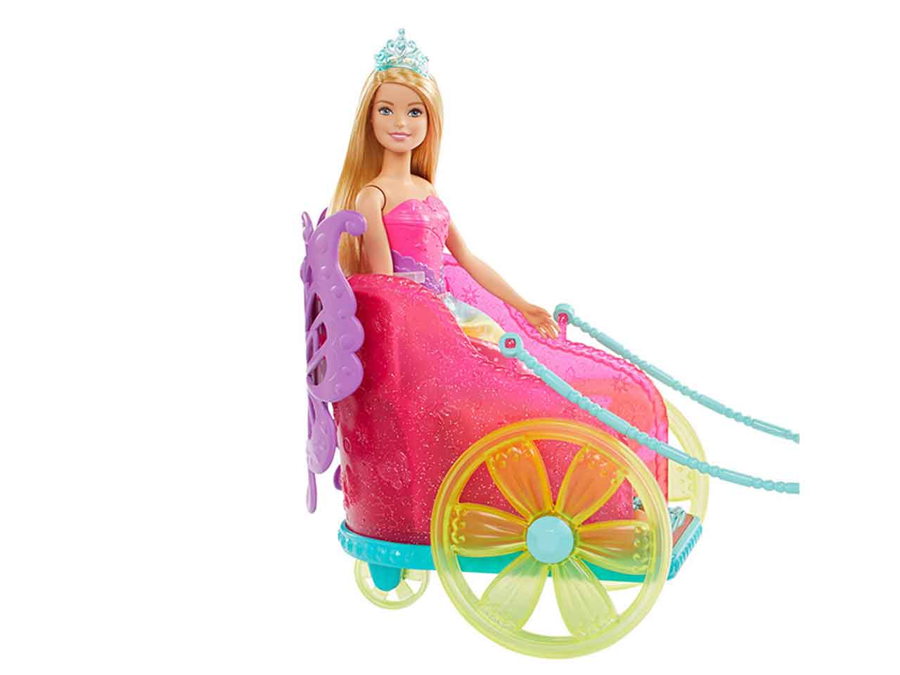 barbie dreamtopia horse e chariot gjk53