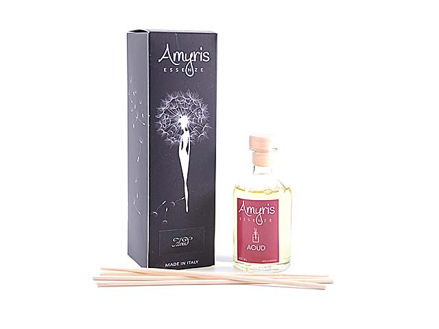 profumatore con bacchette 100ml aoud
