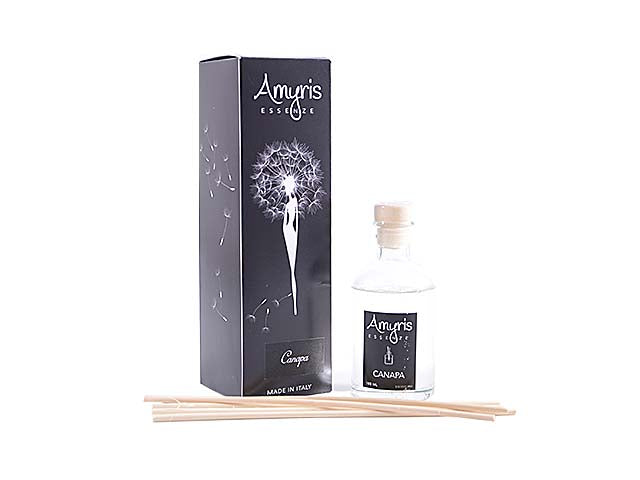 diffusore con bacchette canapa 100ml