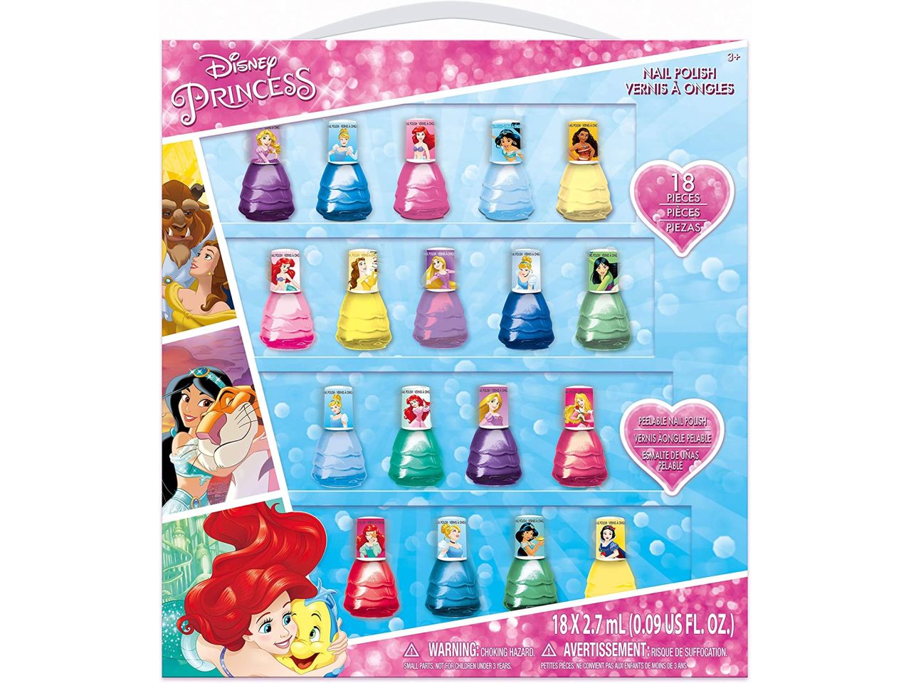 Princess make up smalto per unghie con 18 accessori