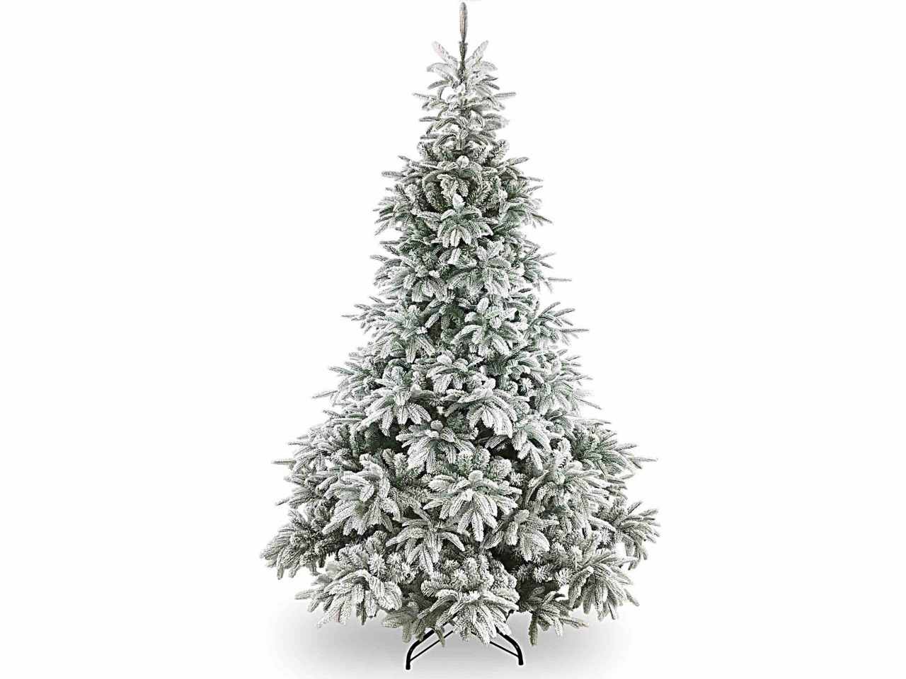 Albero floccato in polietilene e pvc 225cm