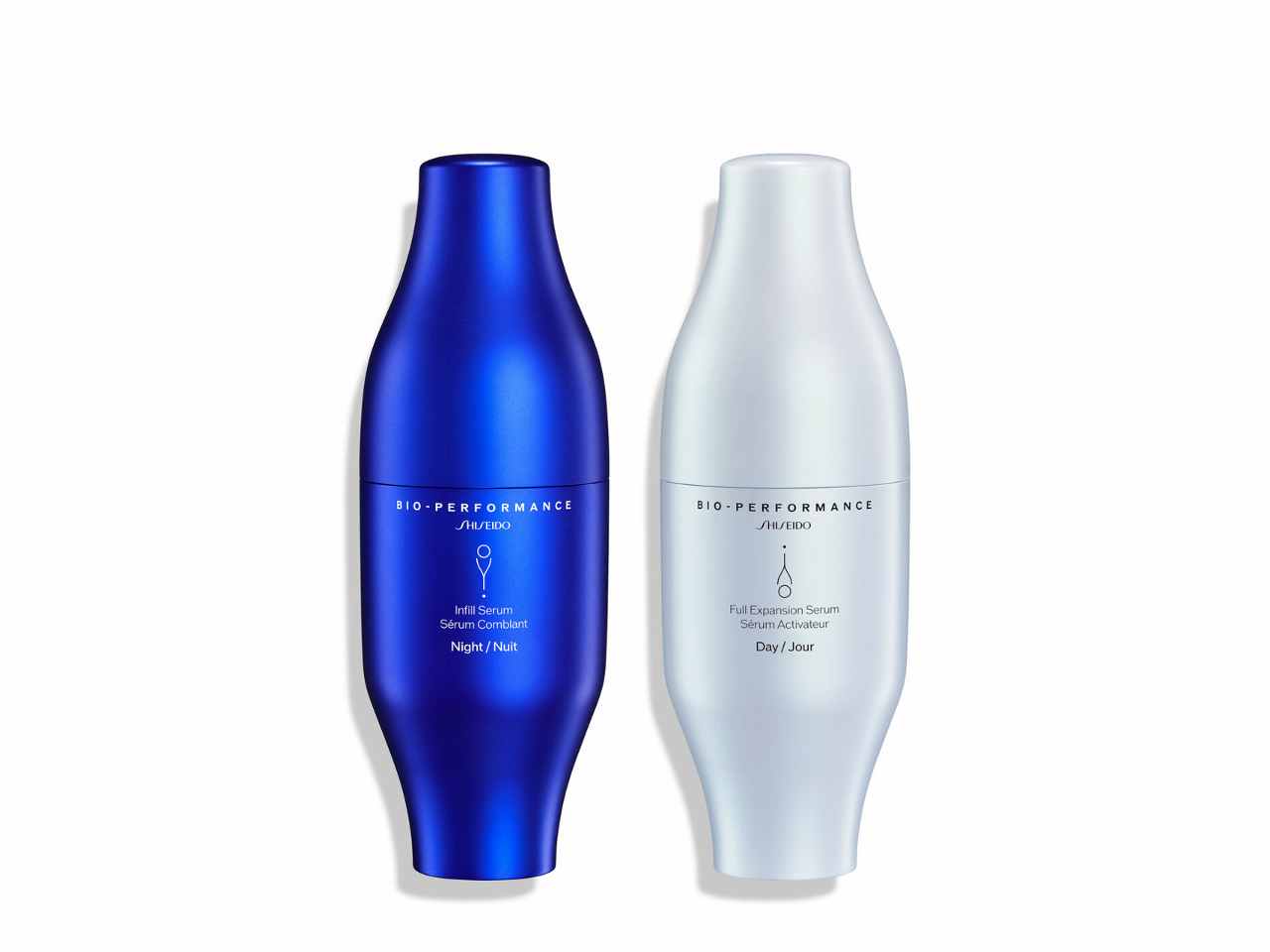 Shiseido bio performance skin filler duo serum 30ml x 2 siero da giorno e siero da notte