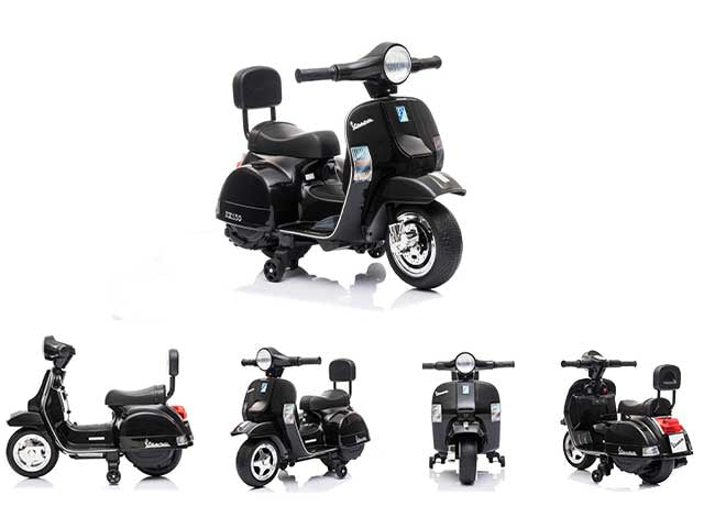 Moto vespa px 150 6v nera