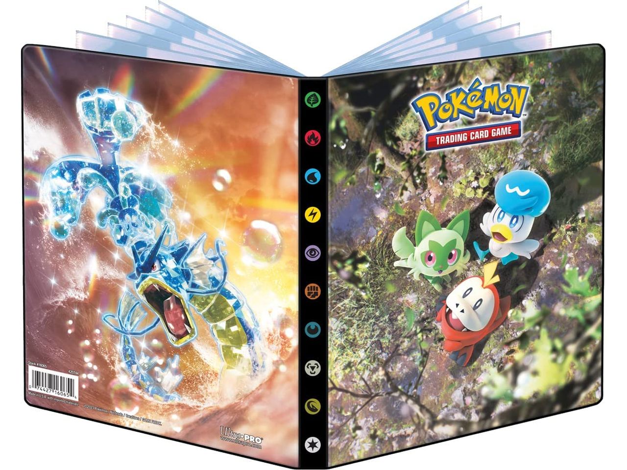 ultra pro pokemon portfolio 4 tasche 10 pagine scarlatto e violetto