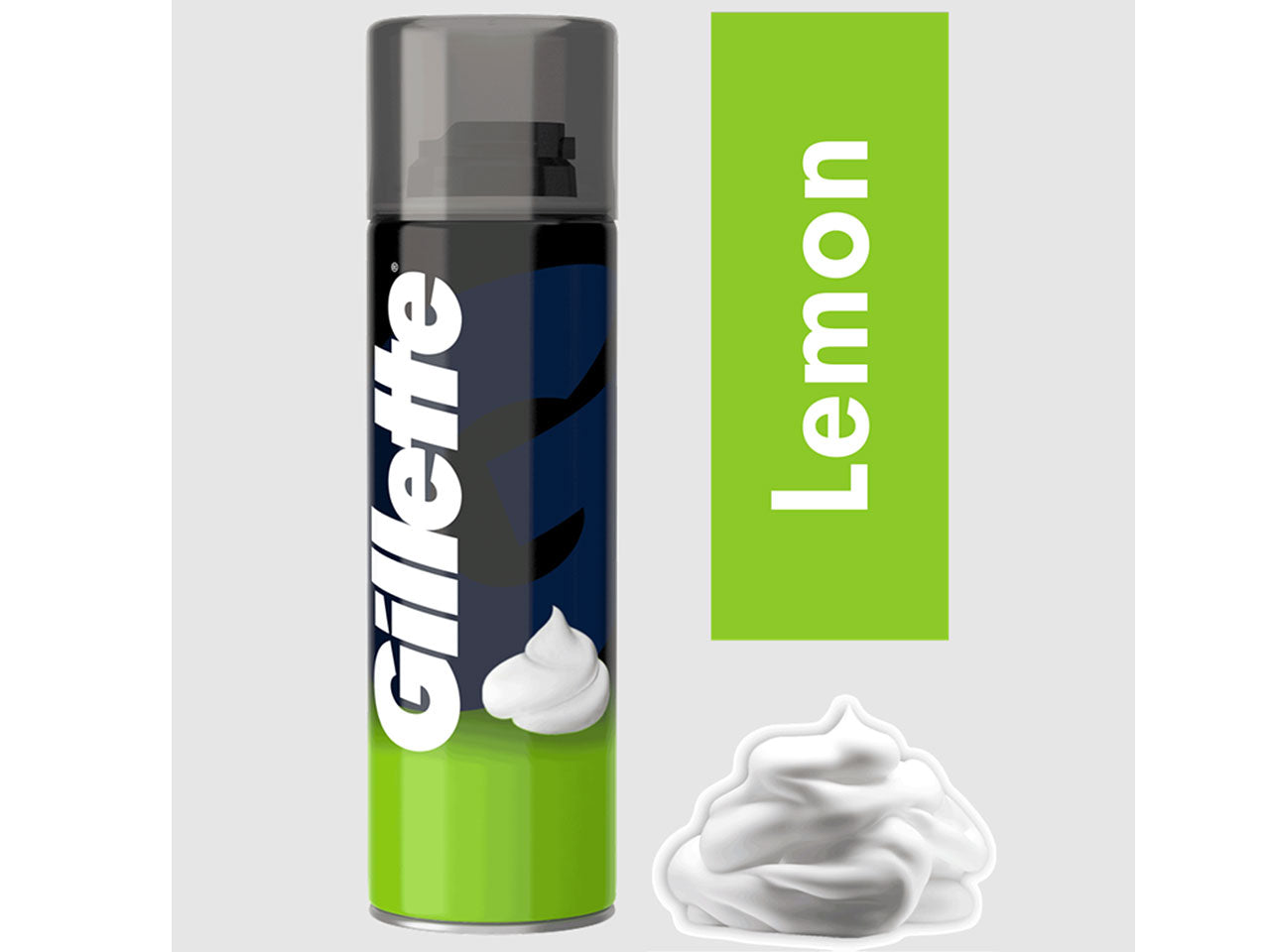 Gillette schiuma da barba 200ml al limone