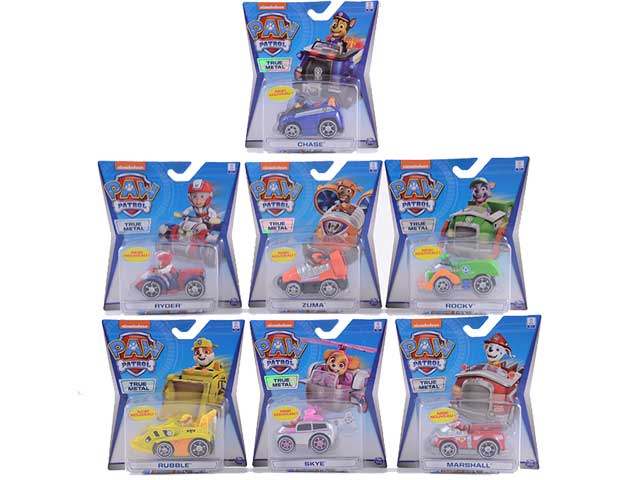 Paw patrol veicoli die-cast ass.6054503