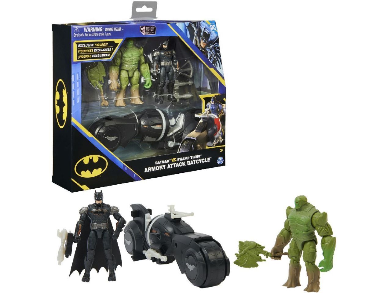 Batman armory attack batcycle