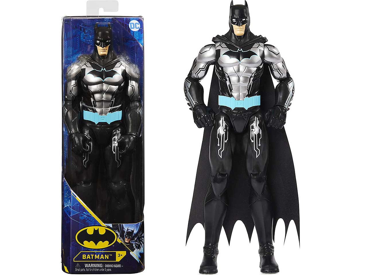 Batman personaggio bat-tech nero 30cm 6060346