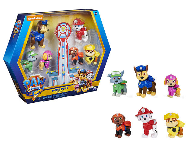 Paw patrol gift pack movie 6 pezzi 6060361