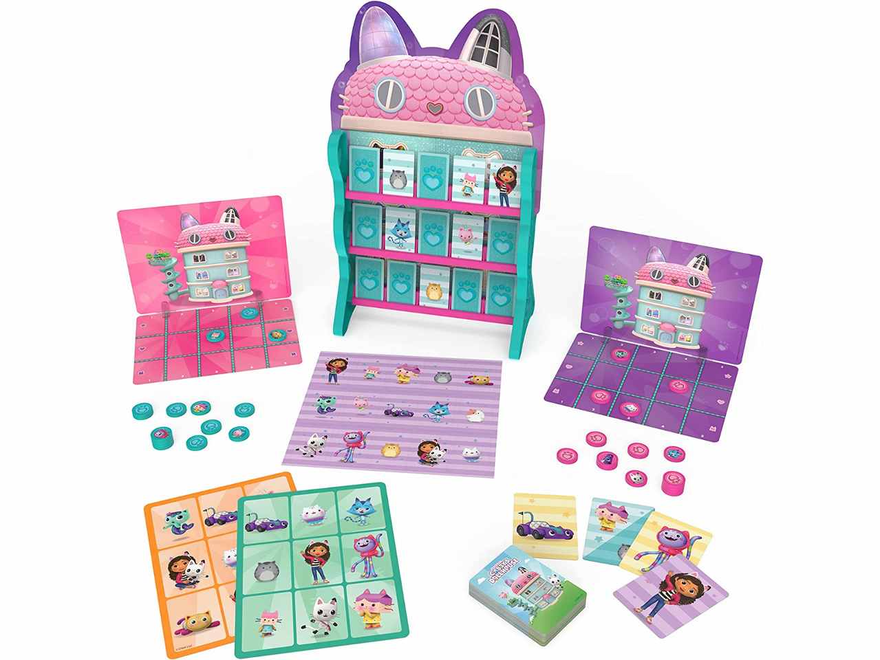 Gabby's dollhouse 8 giochi riuniti in una confezione