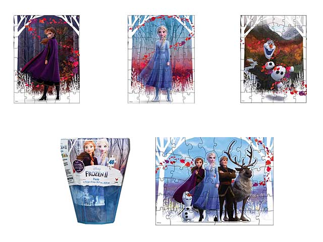 frozen puzzle lenticolare 48pz 6053767