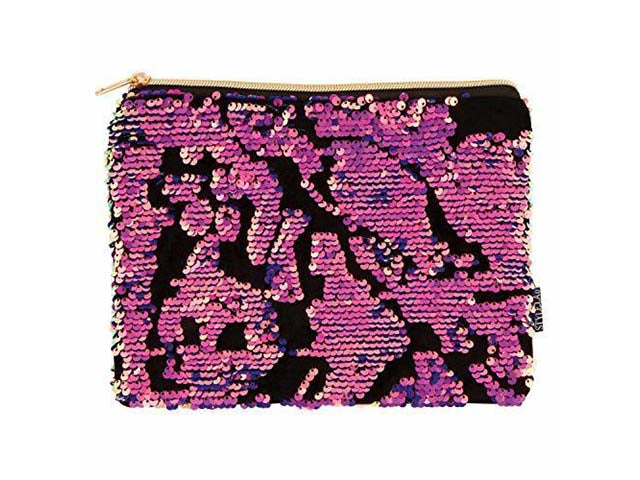 trousse sequin pink fashion cra-77390