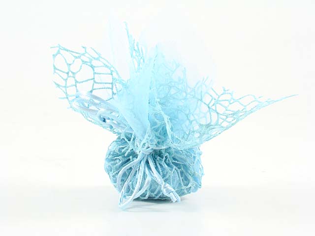 tulle rete celeste c/organza p1019/04