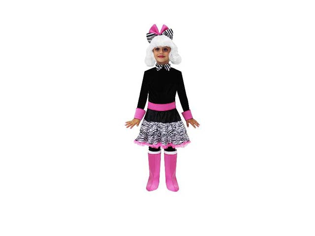 Costume doll zebratin 10/11anni1906-c-2