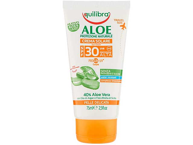 linea equilibria aloe crema solare 75mlinea  spf30