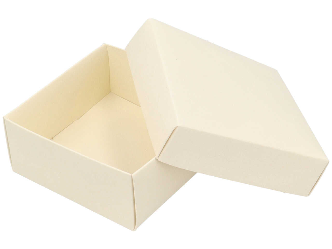 Scatola 10x10x4,5cm panna box34 pn