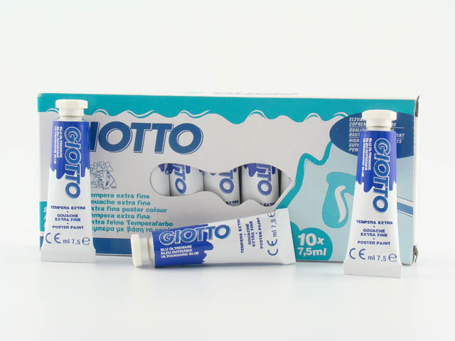 Tempera acrilica Giotto blu oltremare 7.5 ml