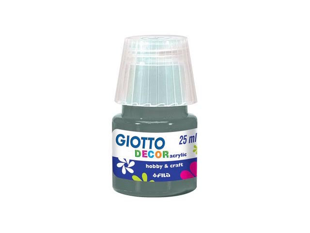 Tempera acrilica Giotto grigio scuro 25 ml