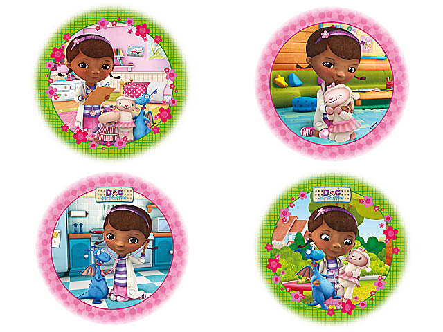 Pallone 23cm dottoressa peluche 06987