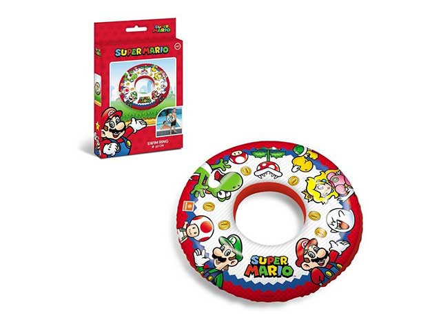 Salvagente gonfiabile super mario diametro 50cm
