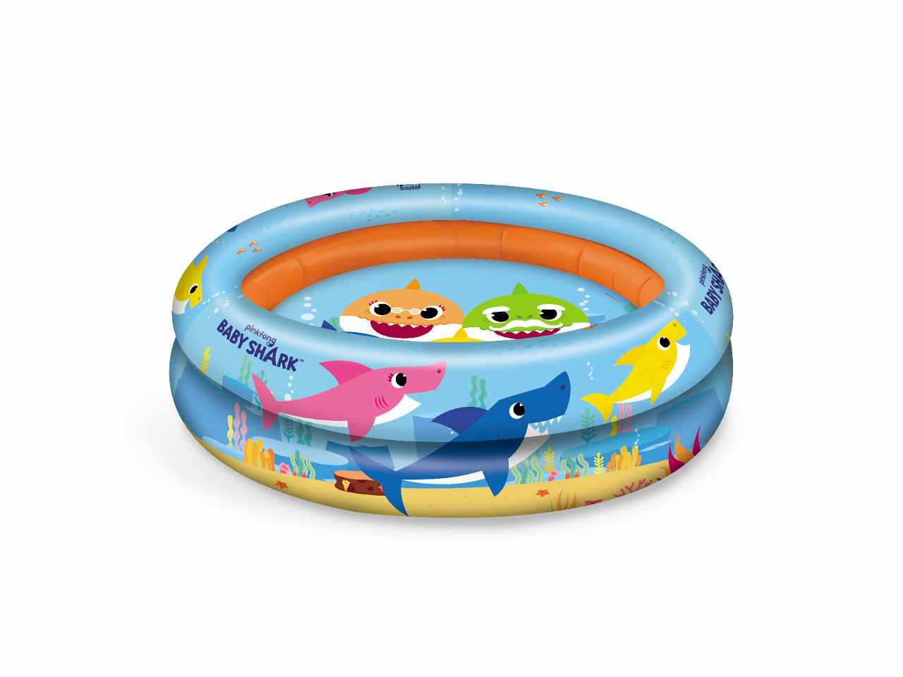 Piscina per giardino bambini baby shark diametro 100cm