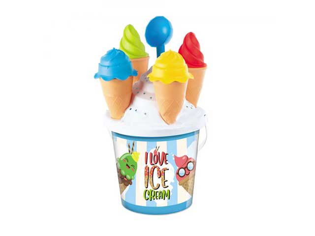 set giochi da spiaggia ice cream mare girl