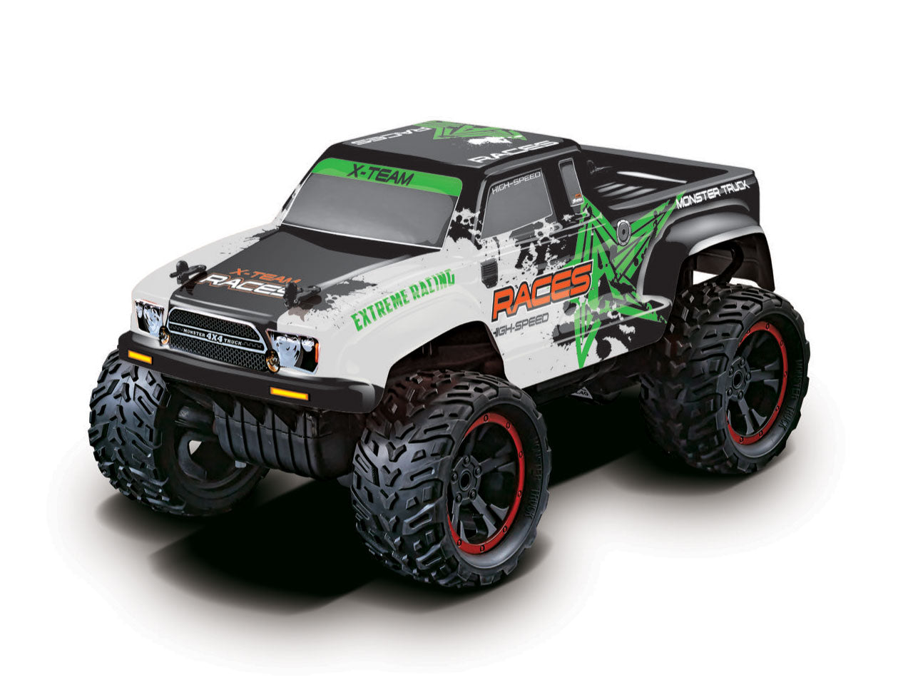 Auto radio comando 1:12 extreme pick up completo di pile e pack di ricarica con usb