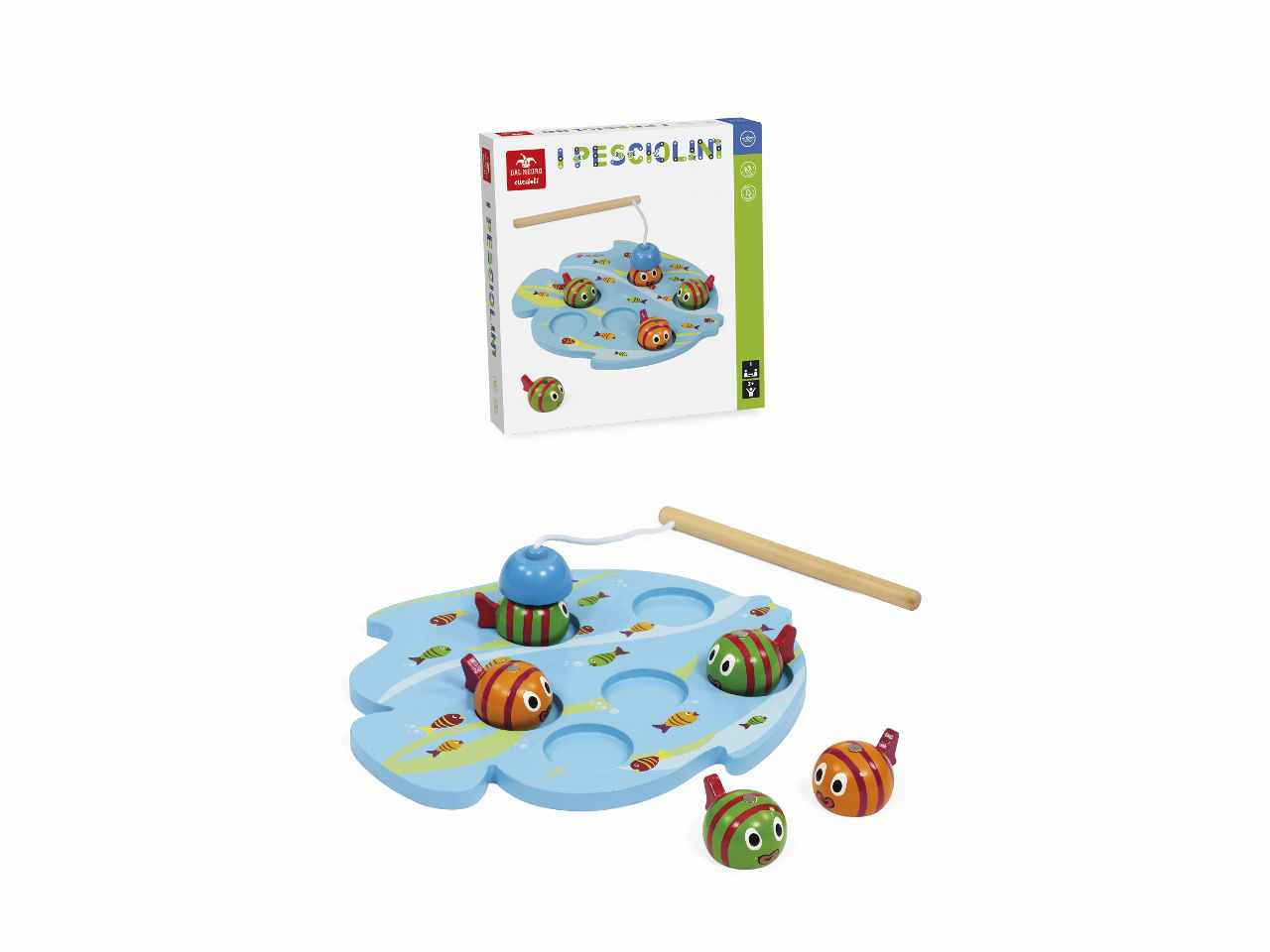 gioco in legno i pesciolini 53845