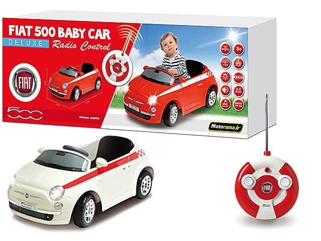 baby car fiat 500 r/c bianca 501951