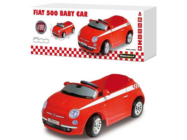 baby car fiat 500 r/c rossa 502002