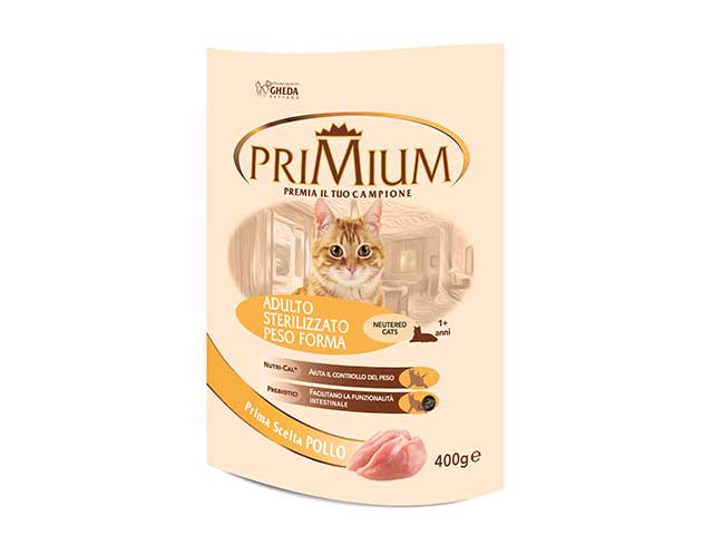 Primium cat adulto steriliz. 400gr 2199