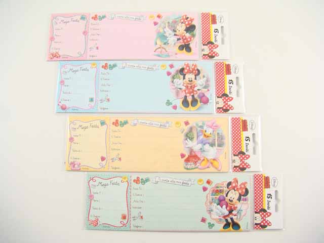 Invito per feste Minnie - 15 pezzi