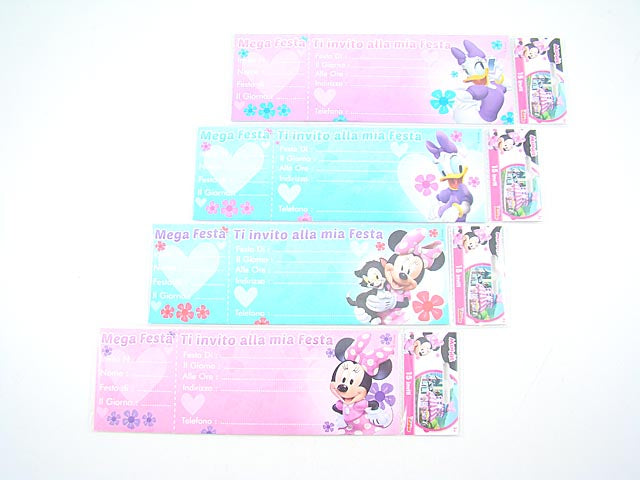 inviti minnie - 15 pezzi