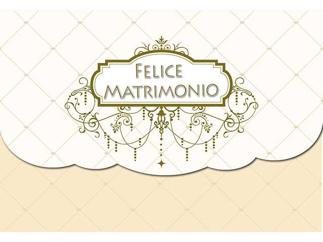 Biglietto augurale per matrimonio