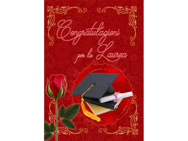 Biglietto auguri laurea