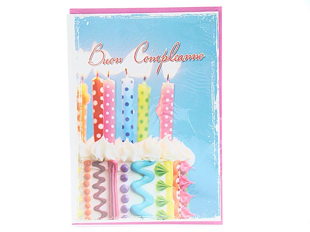 Biglietto augurale per compleanno