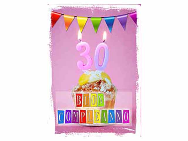 Biglietto auguri 30anni