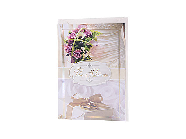 Biglietto augurale per matrimonio
