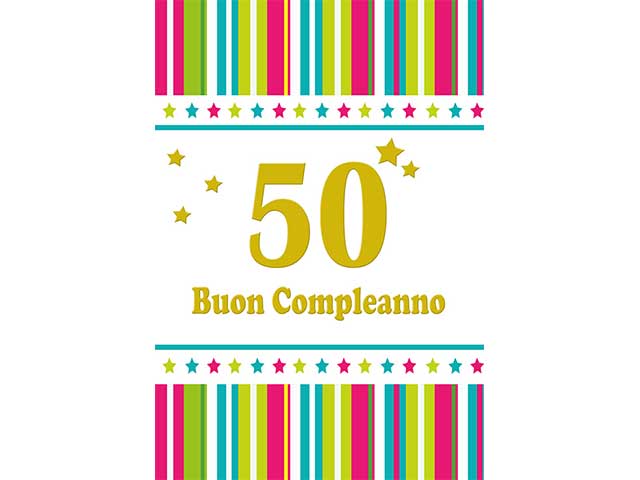 Biglietto auguri 50