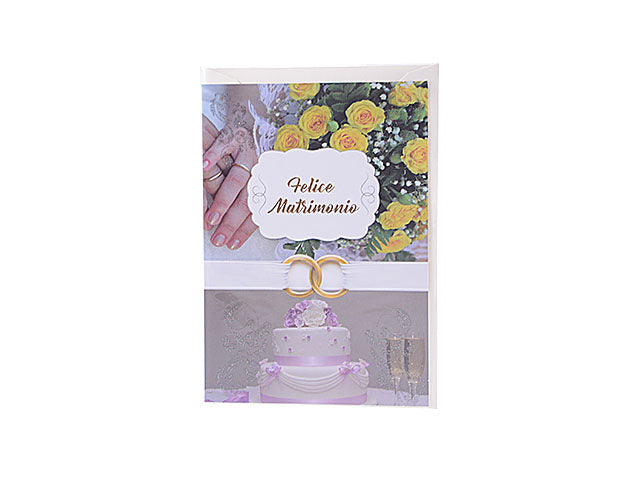 Biglietto p.soldi matrimonio