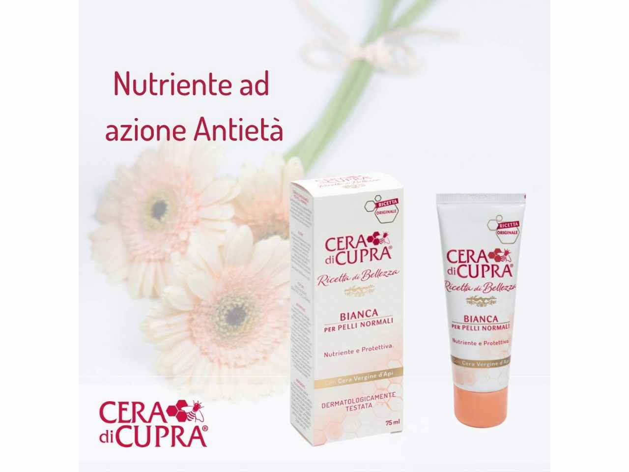 cupra crema tubo 75ml bianco 7842