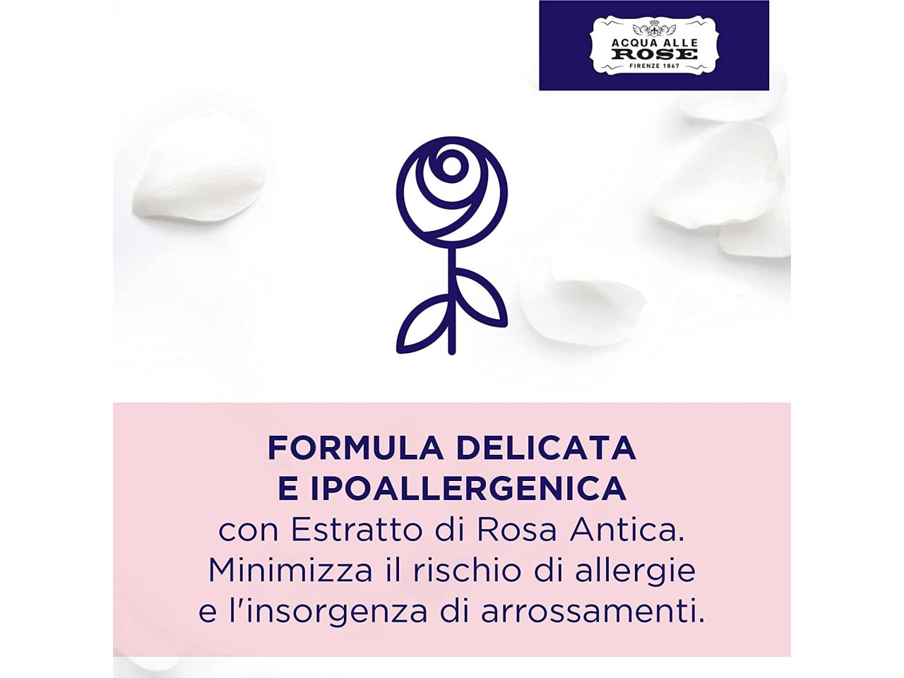 Roberts acqua di rose salviettine struccanti per pelli sensibili - confezione da 20 salviettine